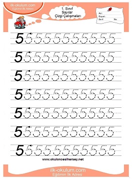 Çocuklar İçin Çizgi Çalışma Sayfaları 